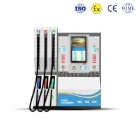 Gasoline Diesel Fuel Dispenser With Hose Retractor For Petrol Stations